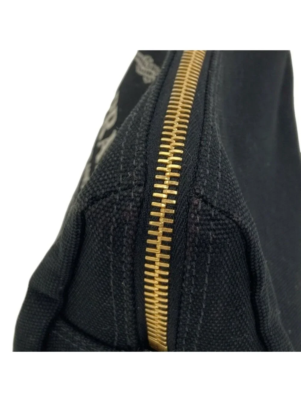 Prada Logo Makeup Pouch Canvas
